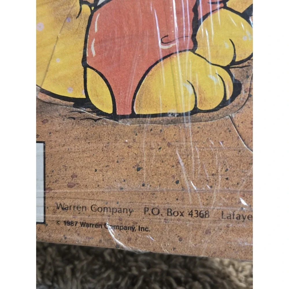 Vintage 1987 Warren When Dinosaurs Ruled the Earth Wooden Tray‎ Puzzle Baseball
